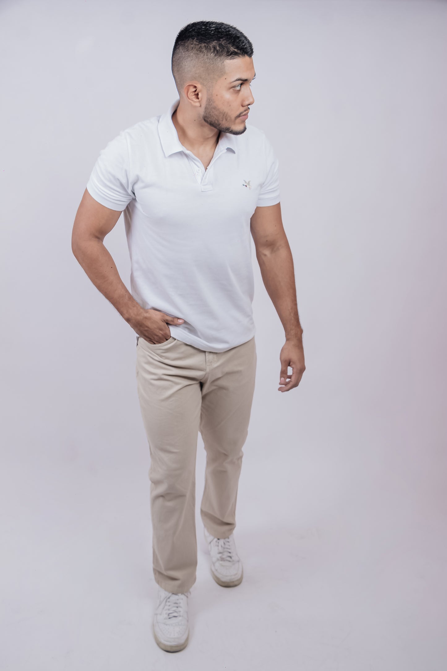 Pantalon Casual Beige