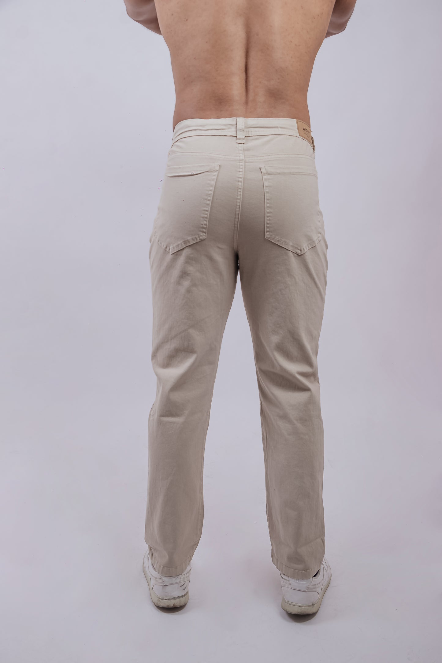 Pantalon Casual Beige