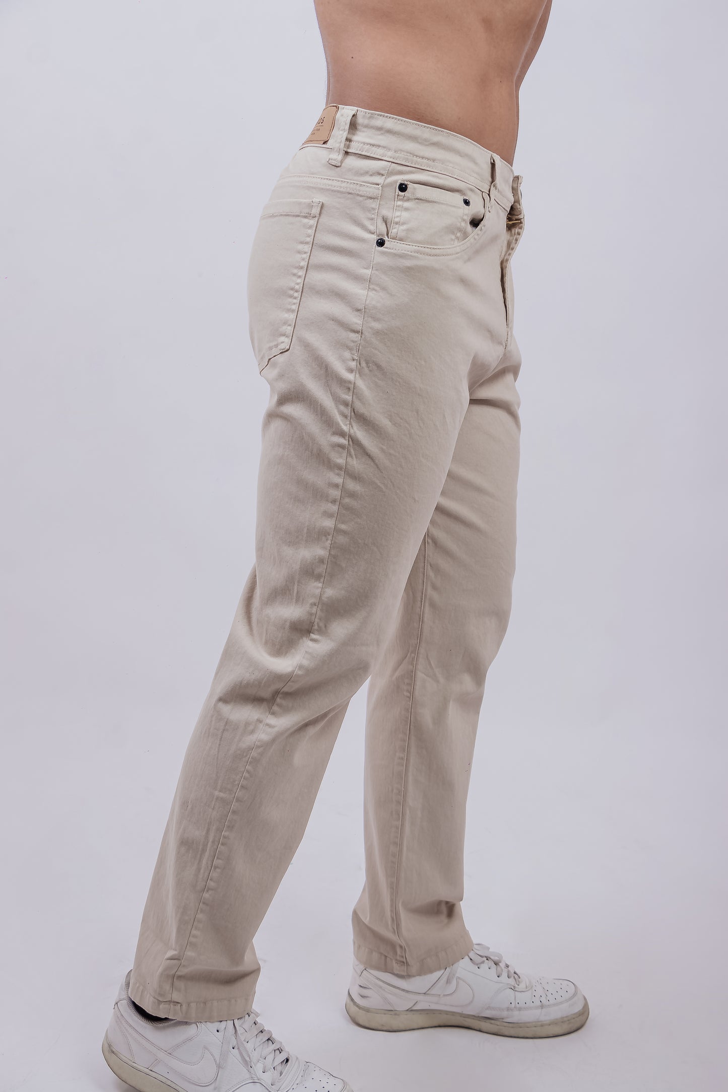 Pantalon Casual Beige