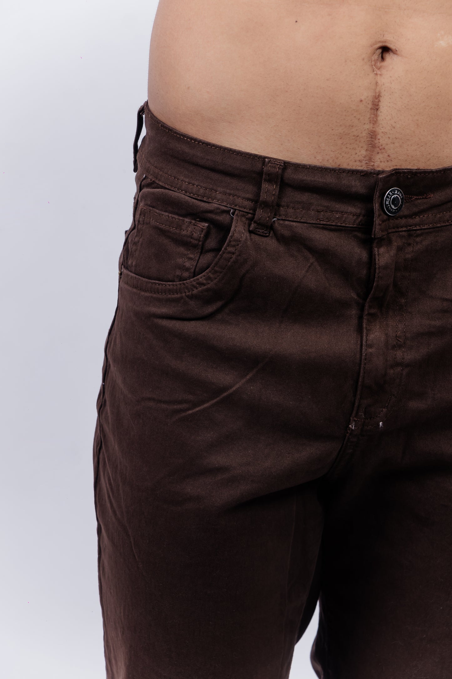 Pantalon Casual Marron