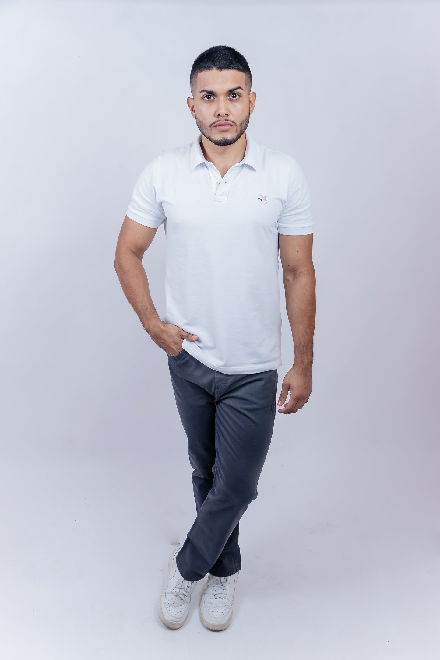 Pantalon Casual Gris
