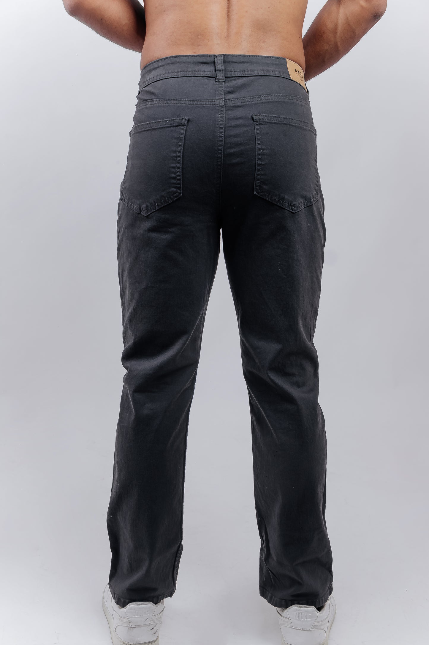 Pantalon Casual Gris