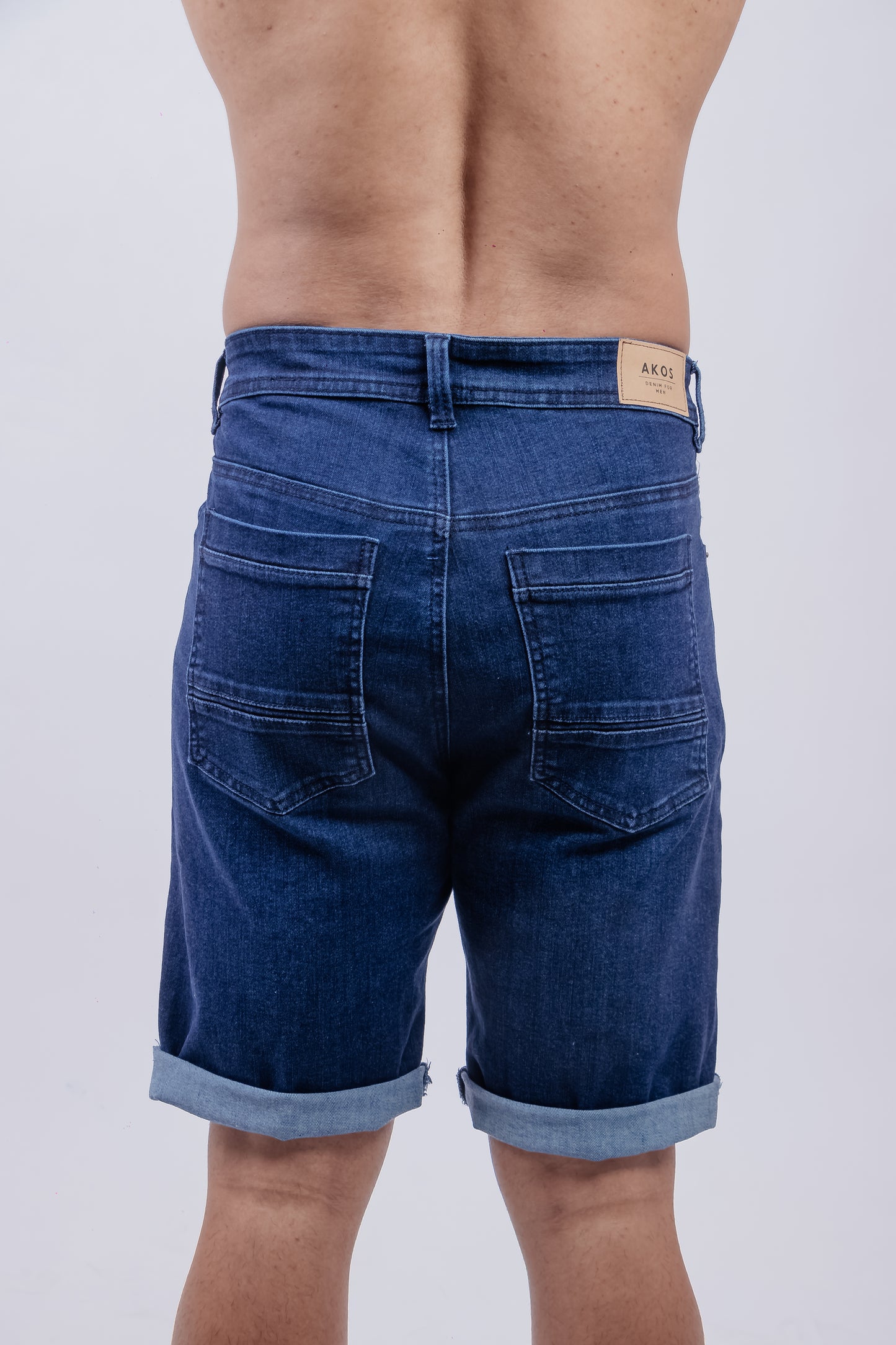 Bermuda Stretch Azul Oscuro