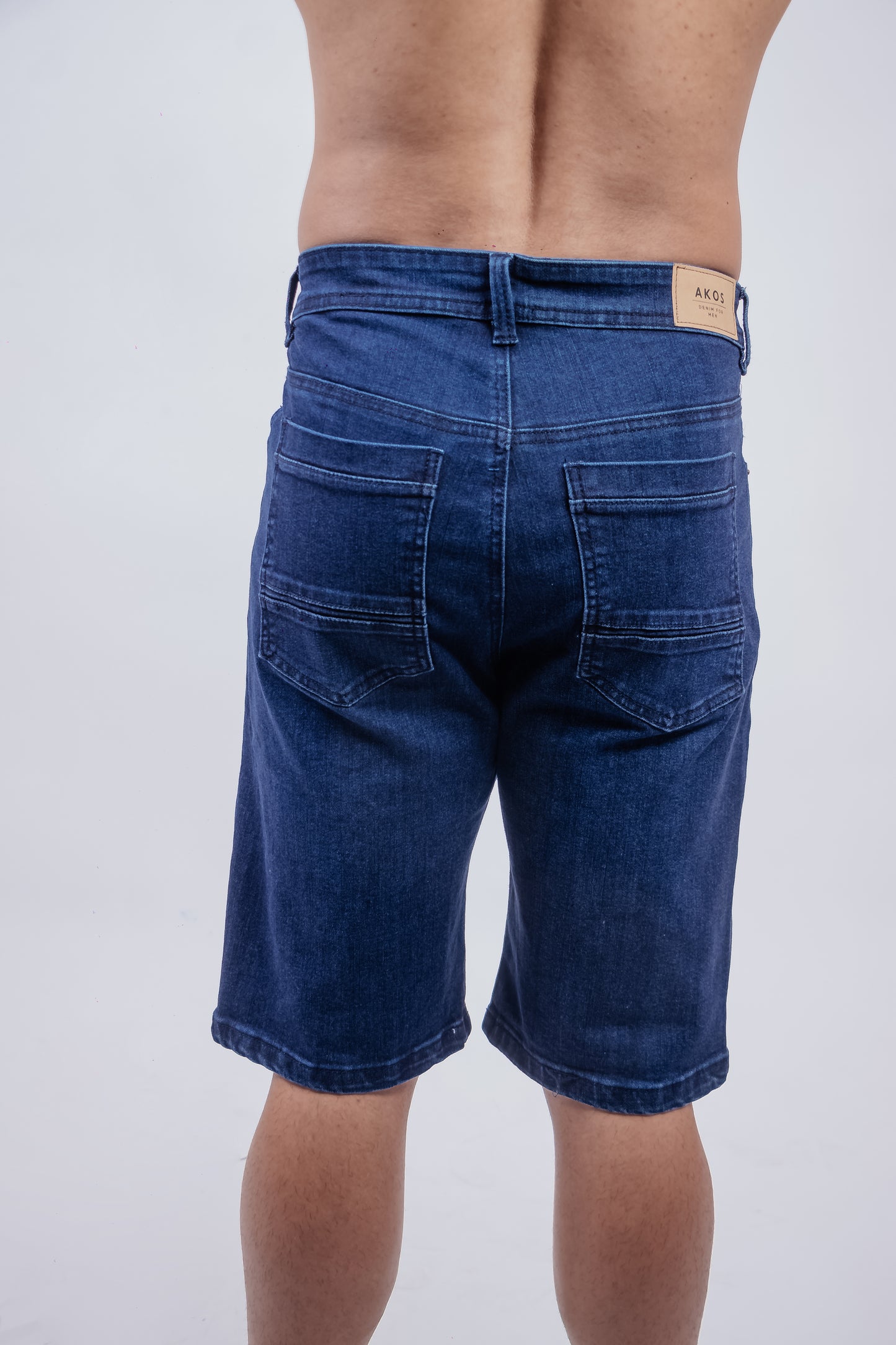 Bermuda Stretch Azul Oscuro
