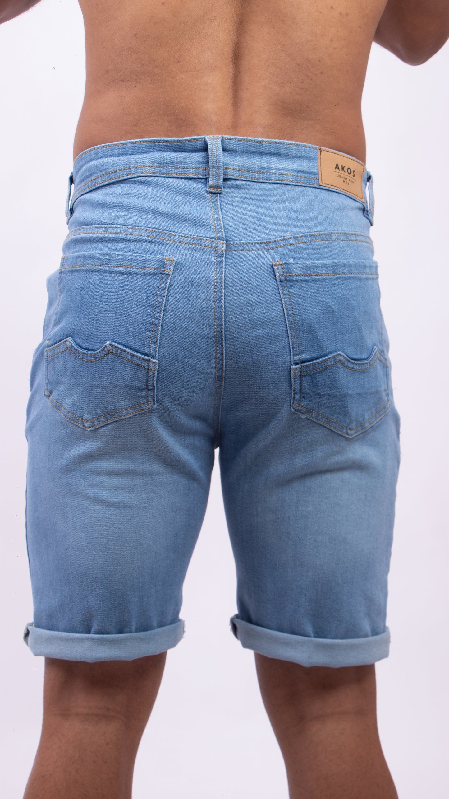 Bermuda Stretch Azul Claro