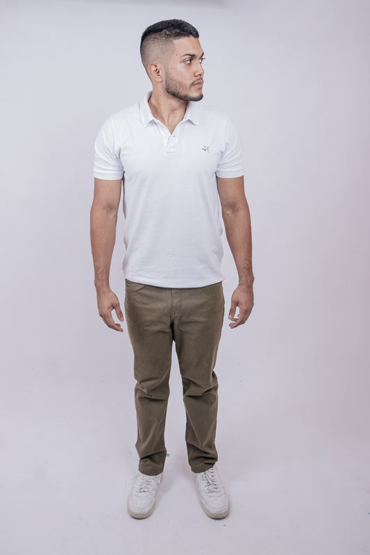 Pantalon Casual Verde Oliva