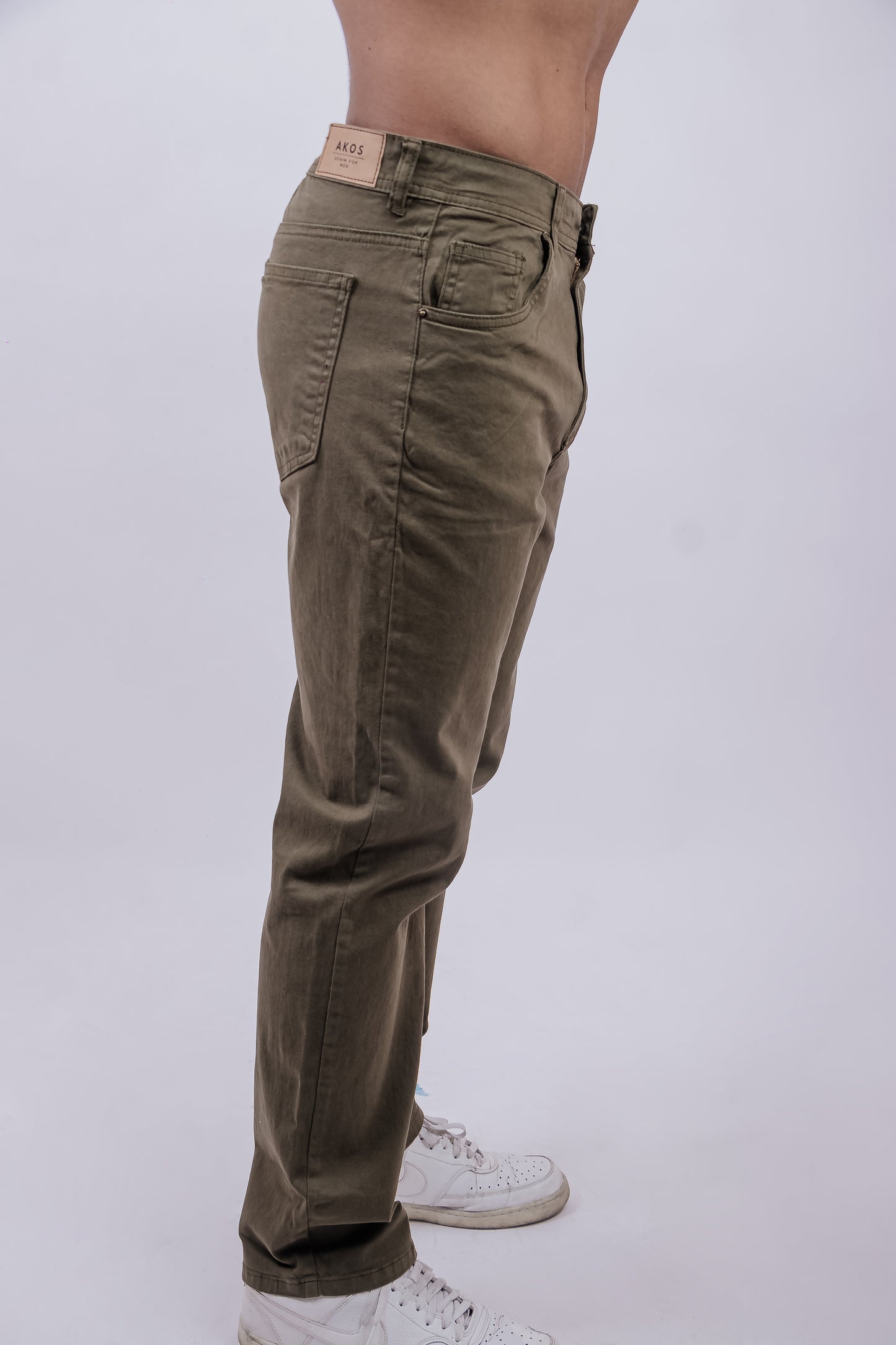Pantalon Casual Verde Oliva