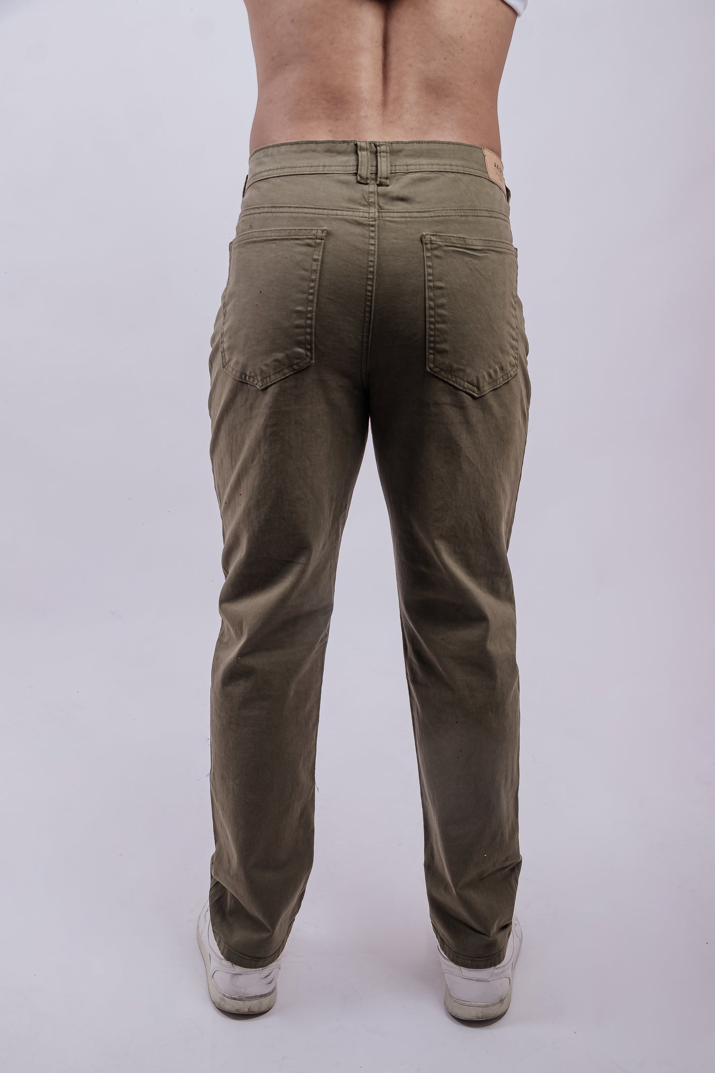 Pantalon Casual Verde Oliva