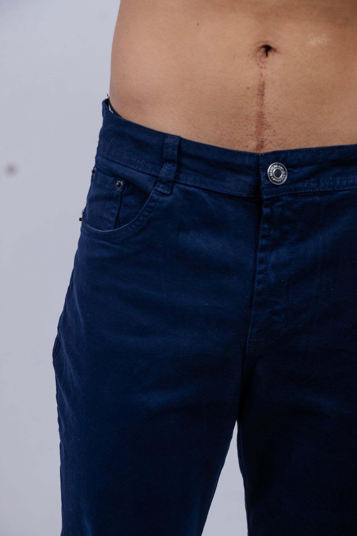 Pantalon Casual Azul Oscuro