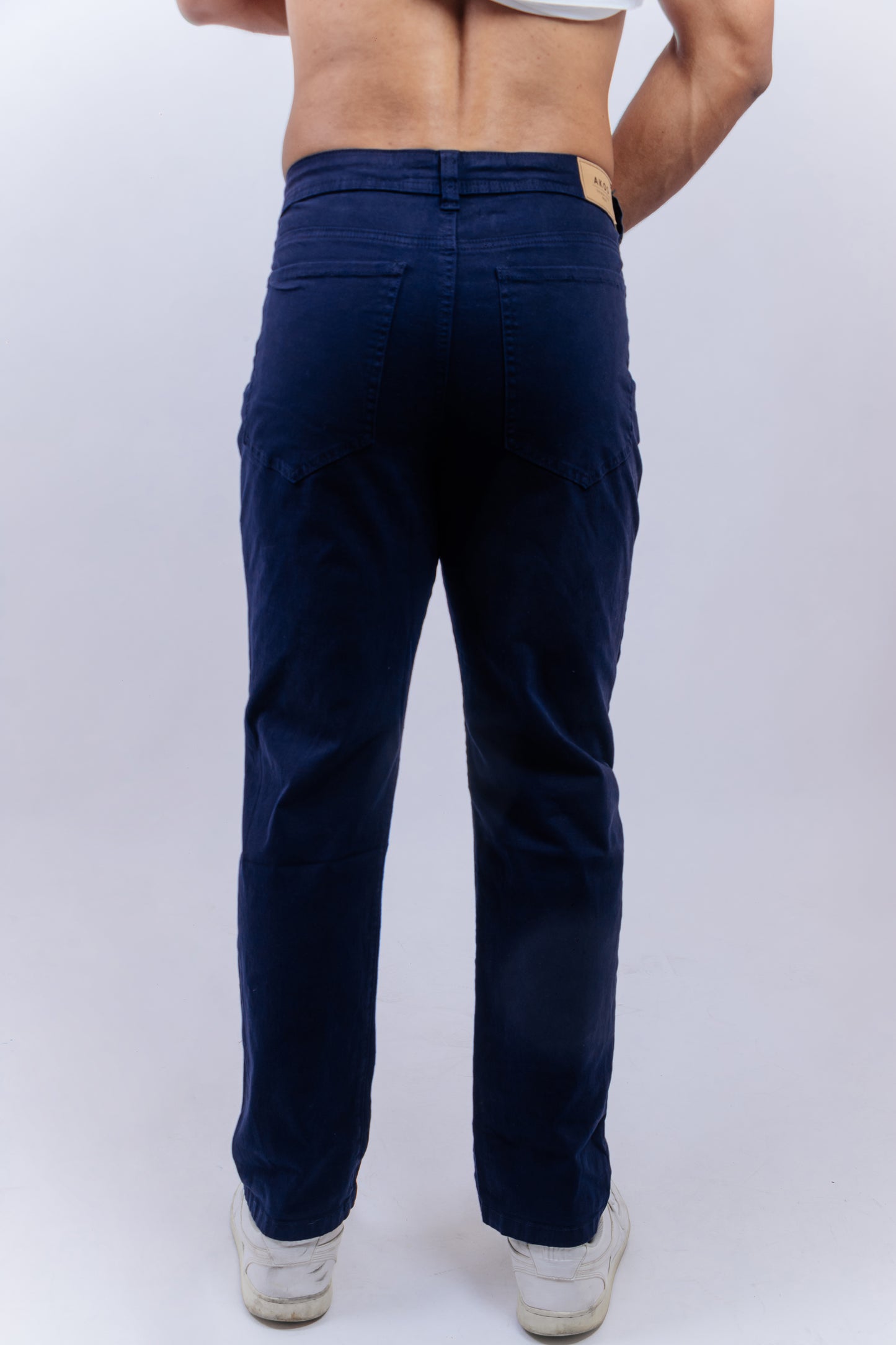 Pantalon Casual Azul Oscuro