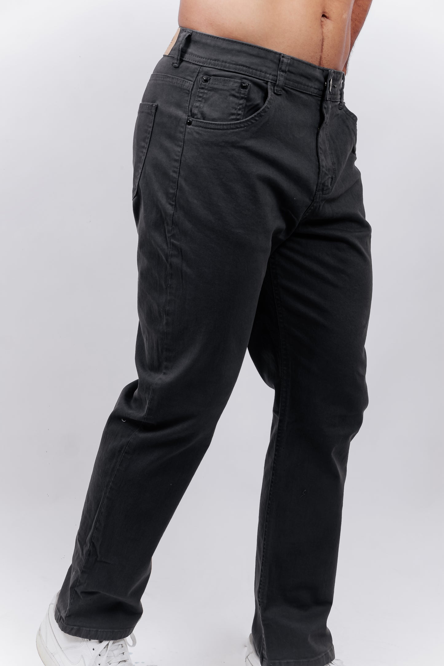 Pantalon Casual Gris